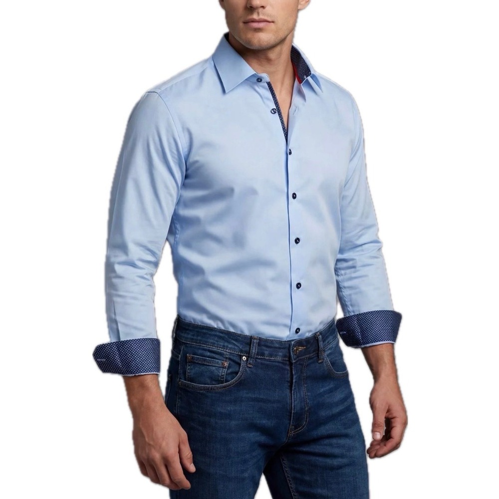 Hammer Made. Slim, Button Down Men's Dress Shirt.